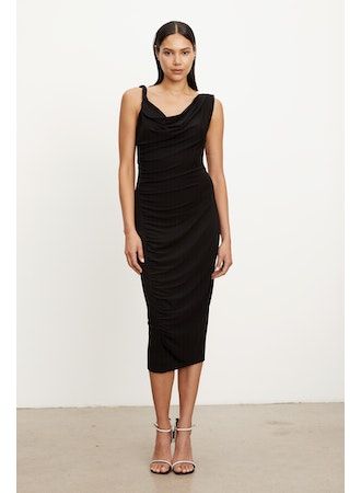Fifi Matte Jersey Asymmetrical Dress by Velvet