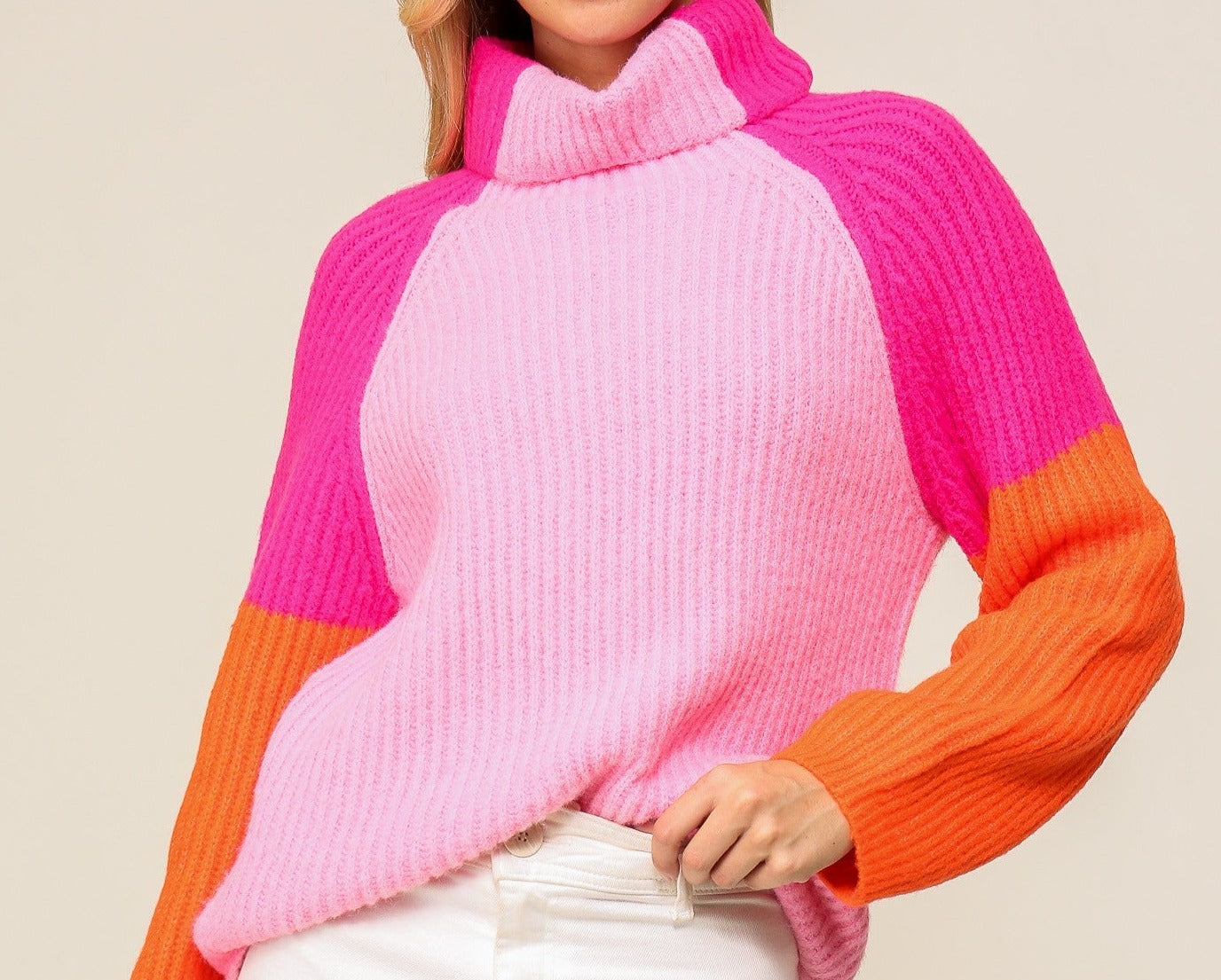 Alisha Colorblock Sweater