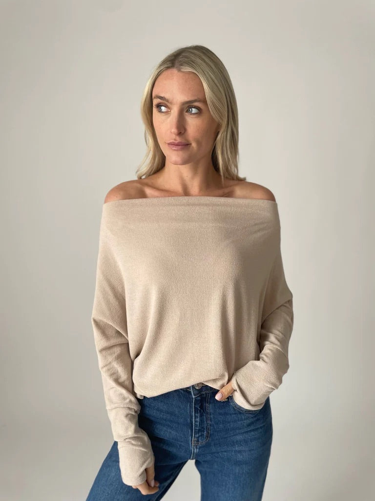 The Anywhere Top in Taupe
