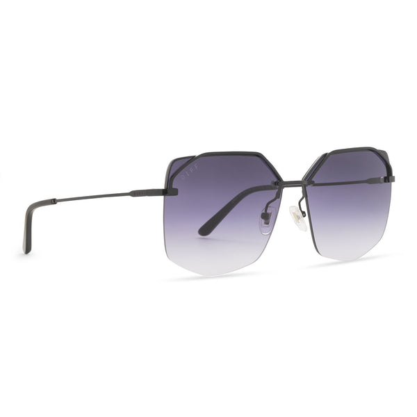 Bree Black and Grey Gradient Lens Sunglasses